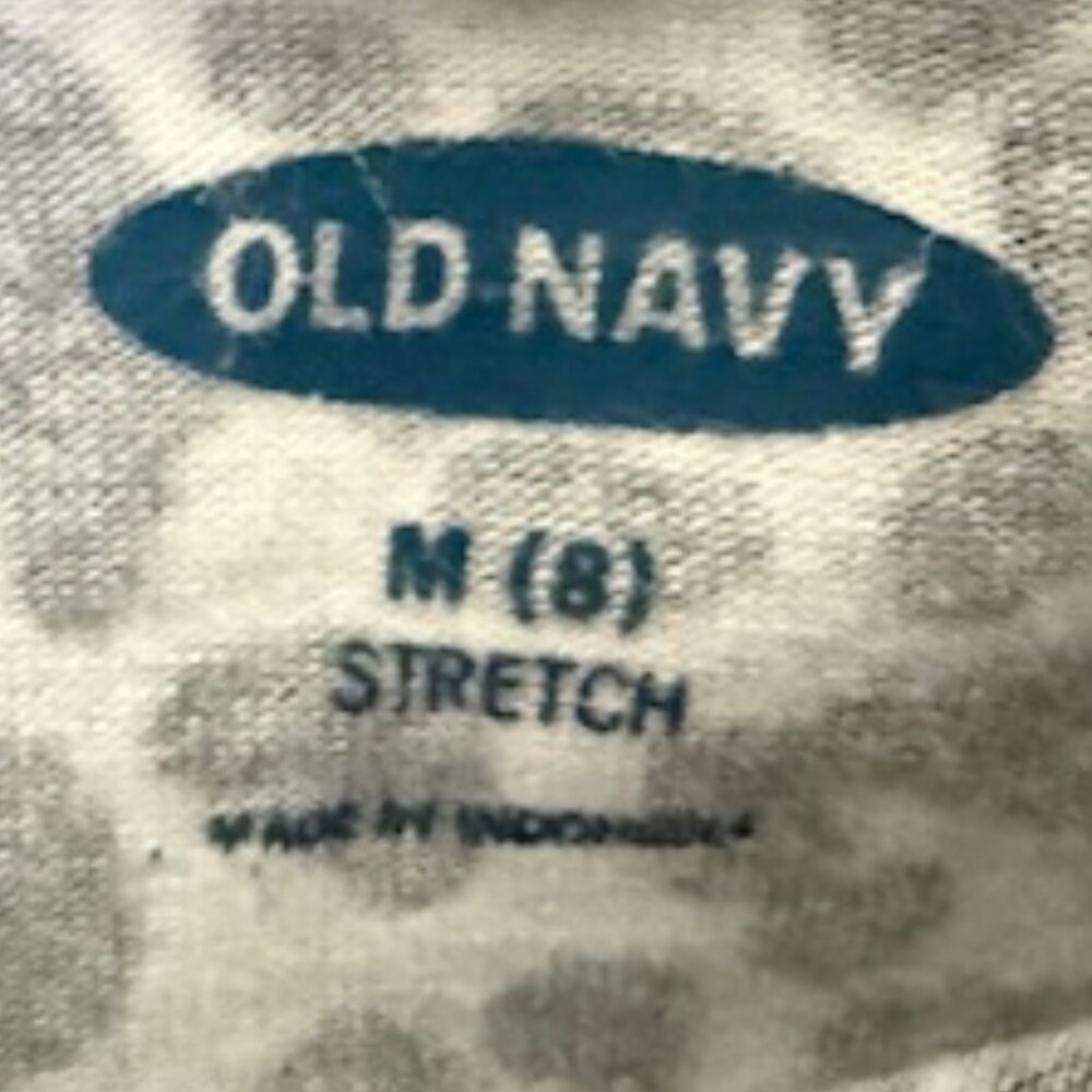 Old Navy Girls Leopard Print Leggings — Size Medium (8) - Picture 2 of 5
